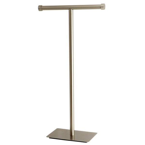 Claremont Freestanding Toilet Paper Stand, Brushed Nickel